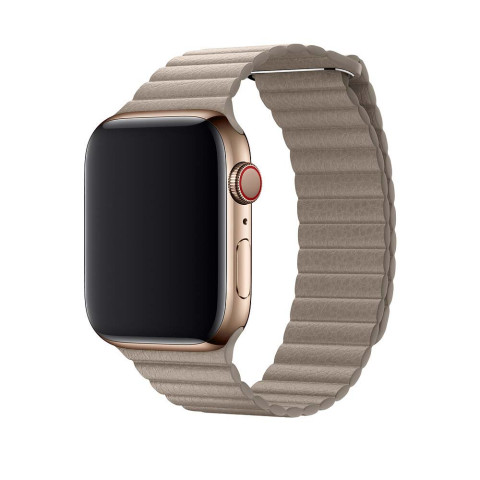 Кожаный ремешок Leather Loop для Apple Watch 38/40/41mm Taupe Кожаный ремешок Leather Loop для Apple Watch 38/40/41mm Taupe